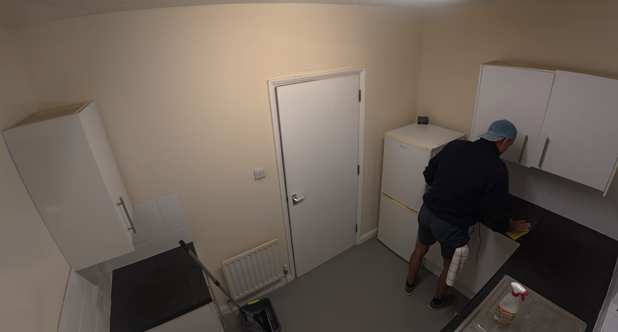 Cleaning in action